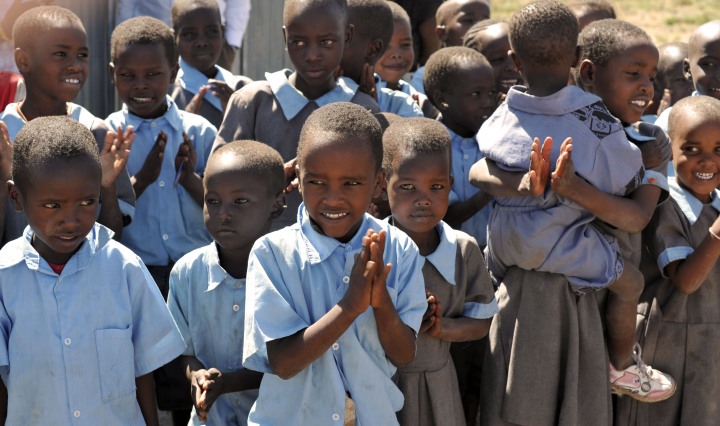 Maasai Children in the School yard