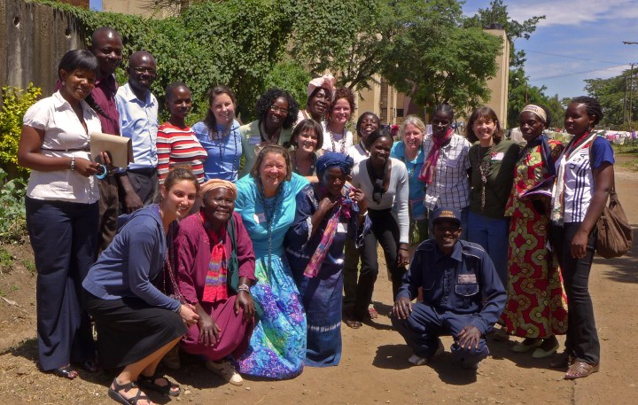 Group photo with the Vision Self Help Group