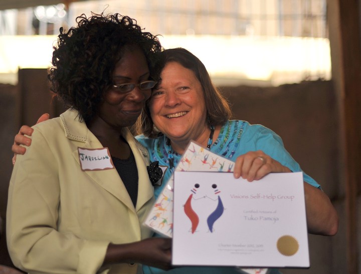 Tuko Pamoja certificate for the Vision Self help group