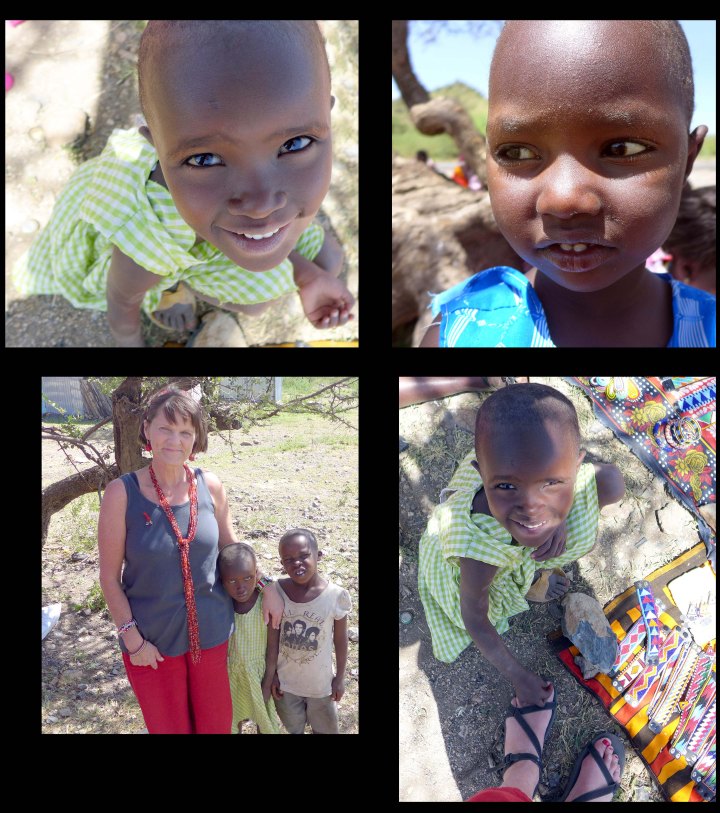 I enjoyed the Maasai children--especially sweet little Elizabeth who so wanted me to paint her toenails red too!