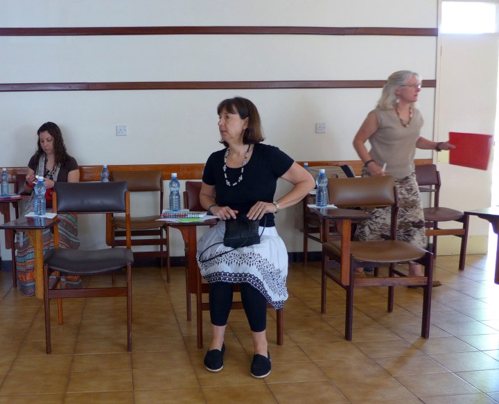 Pre-briefing for the day