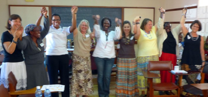 The Board feeling the excitement of the day