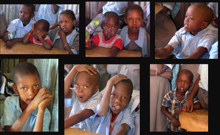 Maasai children in the classroom