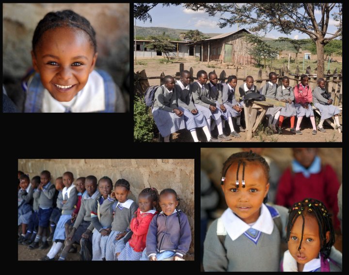 The very cute children of Oloserian Academy