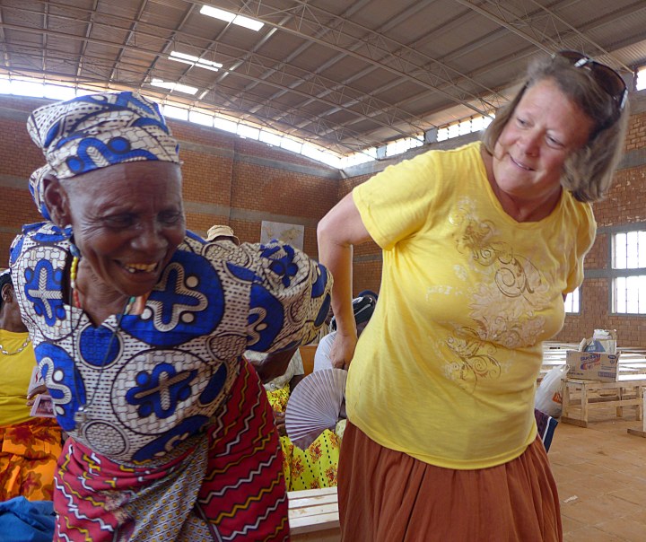 A little spontaneous dancing breaks out....