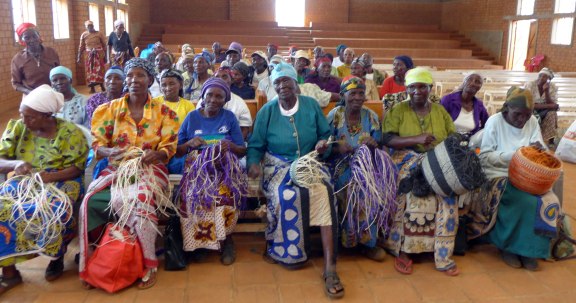 basket weaving grandmothers of Nyumbani Village