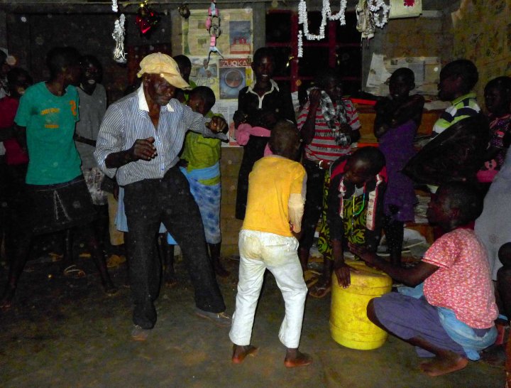 Grandfather and grandson