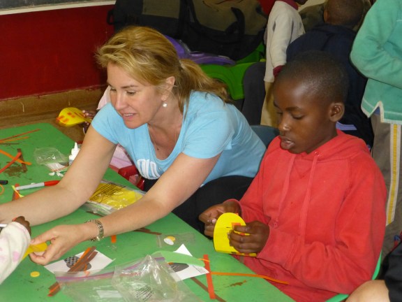 Making projects at Nyumbani Children's Home