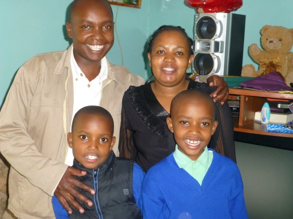 Justus and his family--can't wait to have dinner with all of you in January!