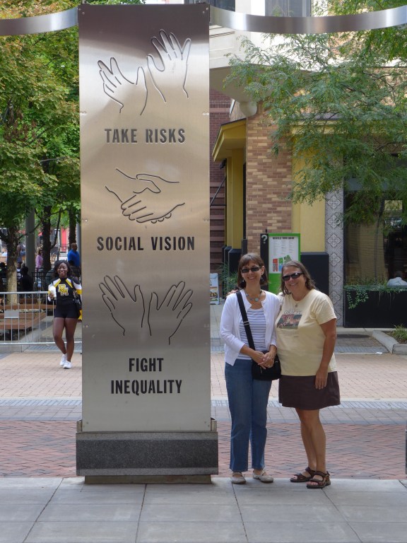 Deb and LLoydie on our "field trip"