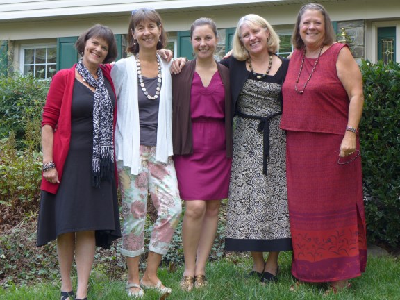 "Dressed up" for the evening