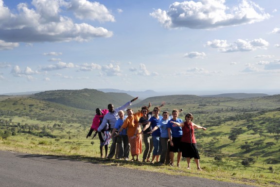 With the back drop of the Rift Valley