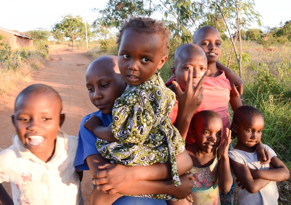 A group of NV children