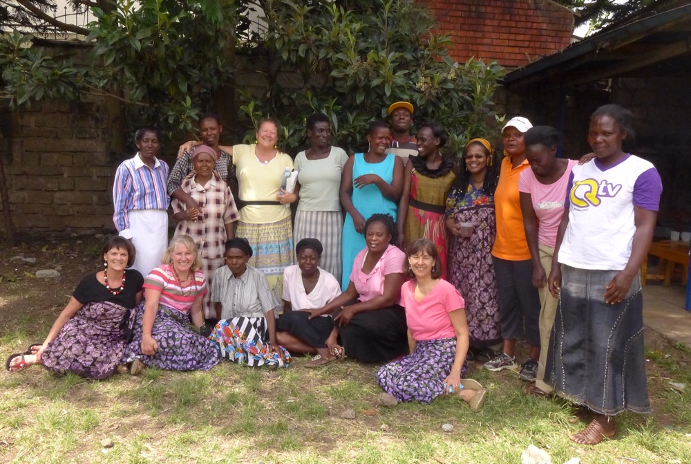 Group photo at Kibera Paper