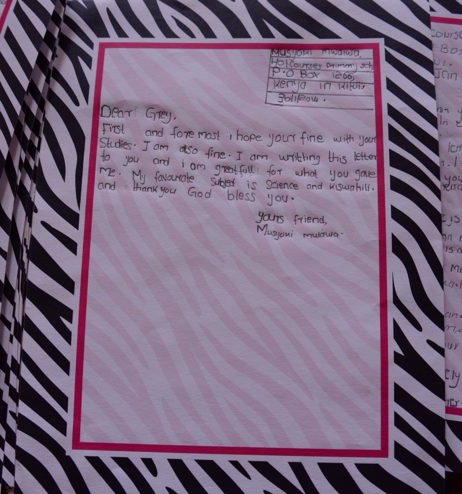 Letter from NV child