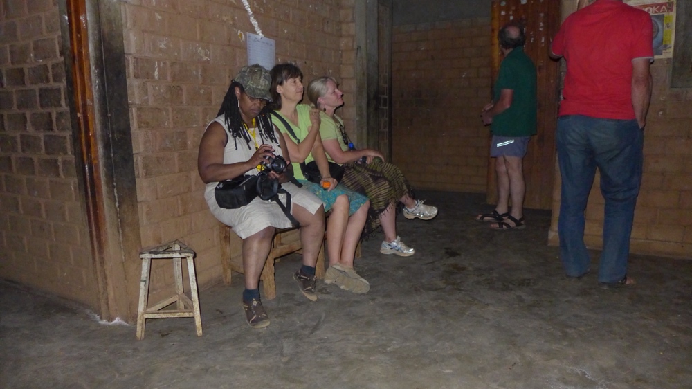 Valerie and Deb enjoying the show