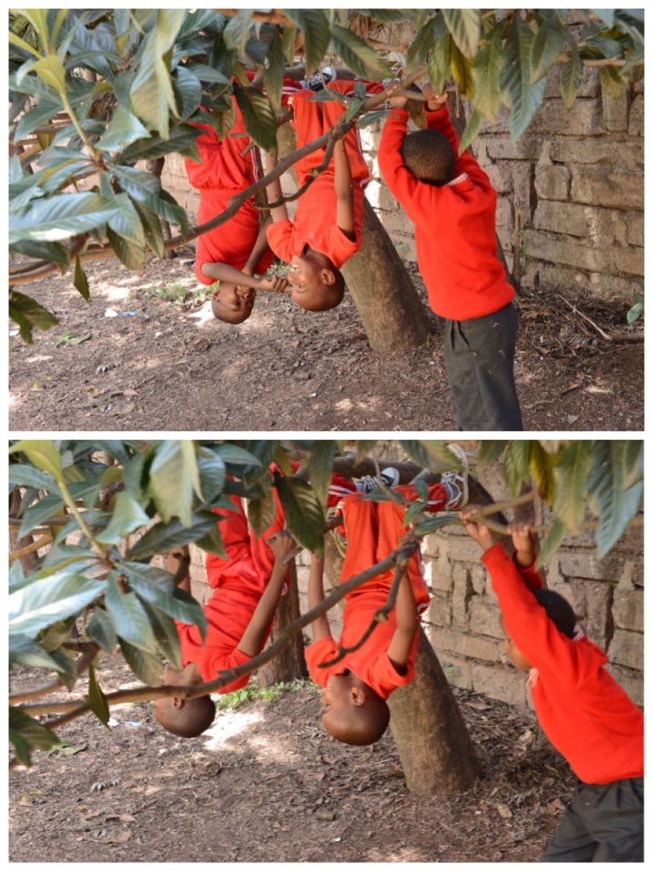 Some little Kibera school "monkeys"
