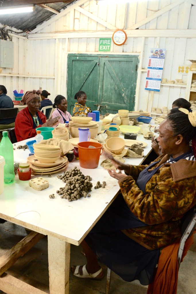 Workers at Kazuri Beads