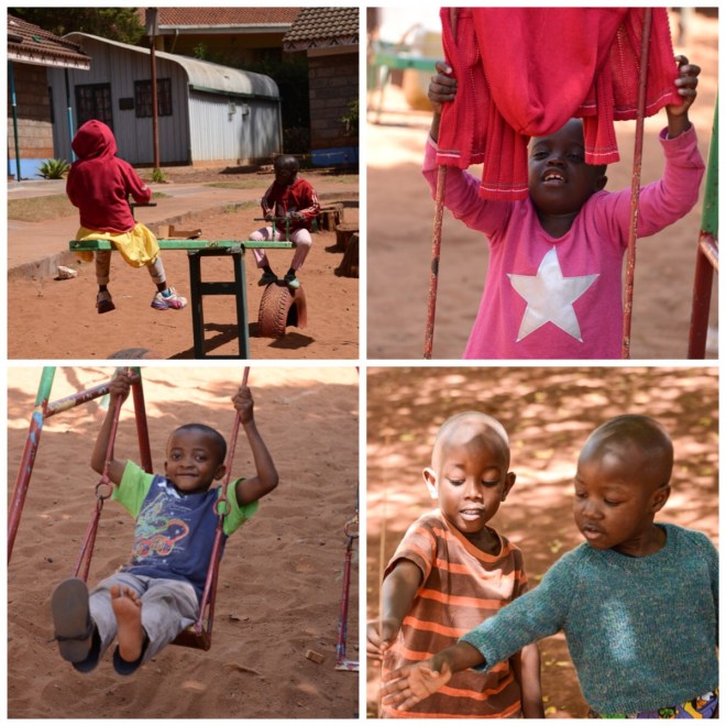 Playing at Nyumbani Children's Home