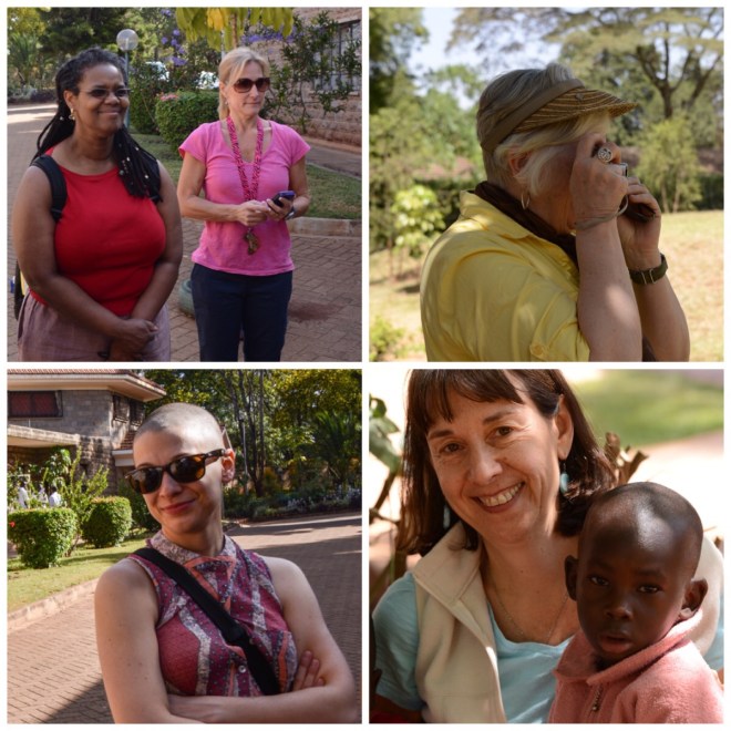 Some of this year's volunteers--you will see them all over the course of this trip.