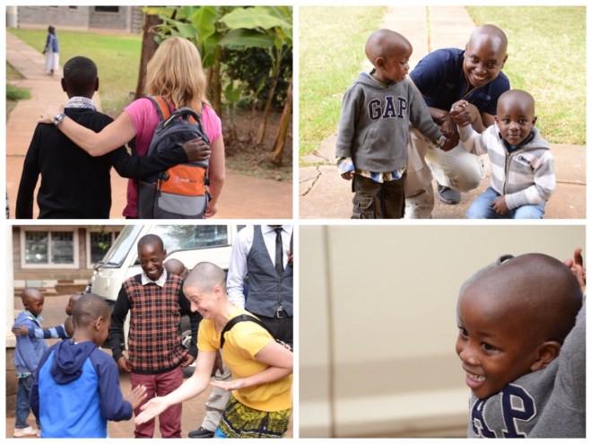 Time with the children at Nyumbani Childen's Home