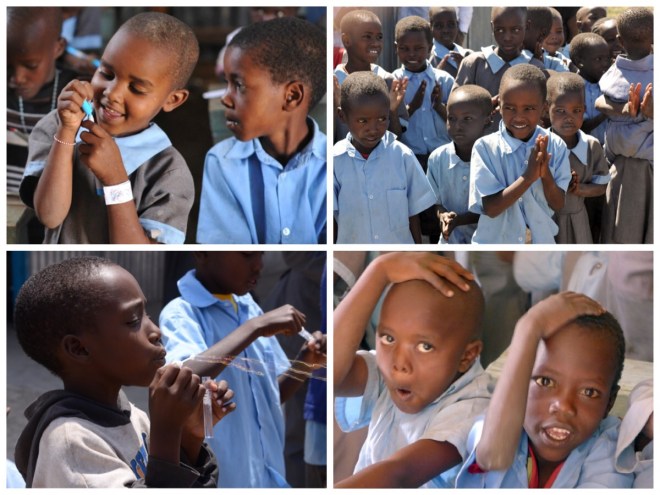 Maasai children of PCDA