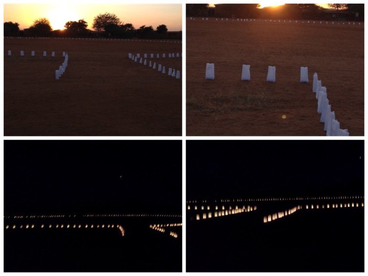 The luminaries as night falls